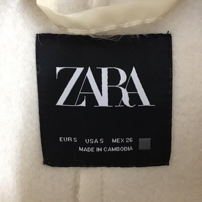 ザラ ZARA コート コート一般 ロングコート カラージャケット アウター S 無地 アイボリー / アイボリー / レディース USED 古着 中古 10152320