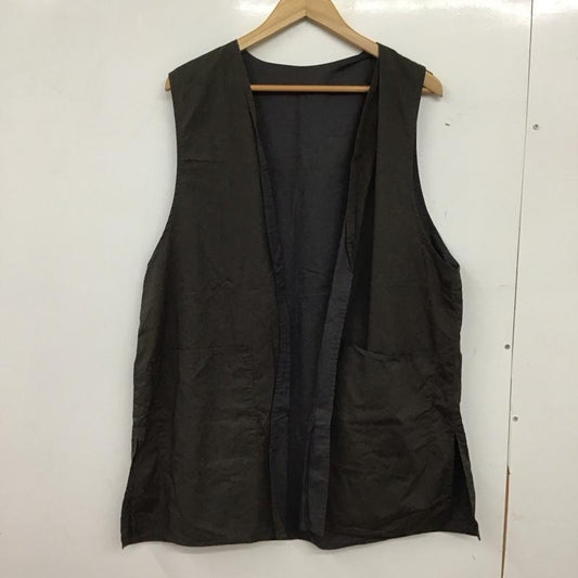 ひより HIYORI ベスト ベスト ベスト ノースリーブカットソー FREE 無地 カーキ / カーキ / khaki レディース USED 古着 中古 10152322