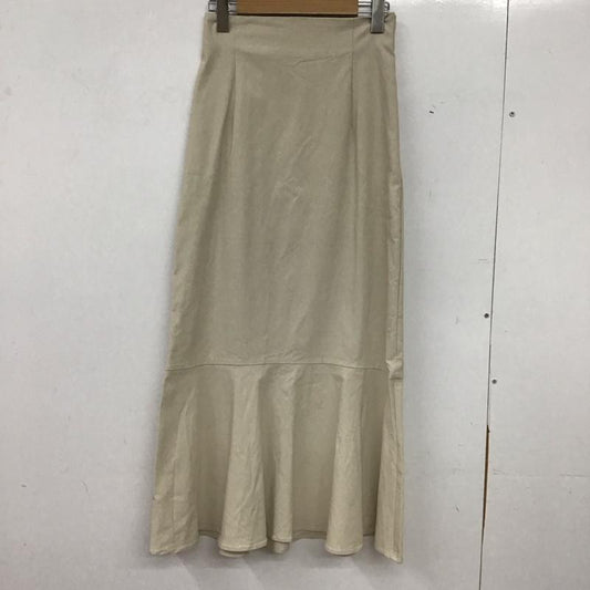 センスオブプレイス SENSEOFPLACE スカート ひざ丈スカート タイトスカート フレアスカート マーメイドスカート M 無地 ベージュ / ベージュ / beige レディース USED 古着 中古 10152327