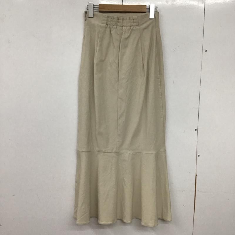 センスオブプレイス SENSEOFPLACE スカート ひざ丈スカート タイトスカート フレアスカート マーメイドスカート M 無地 ベージュ / ベージュ / beige レディース USED 古着 中古 10152327