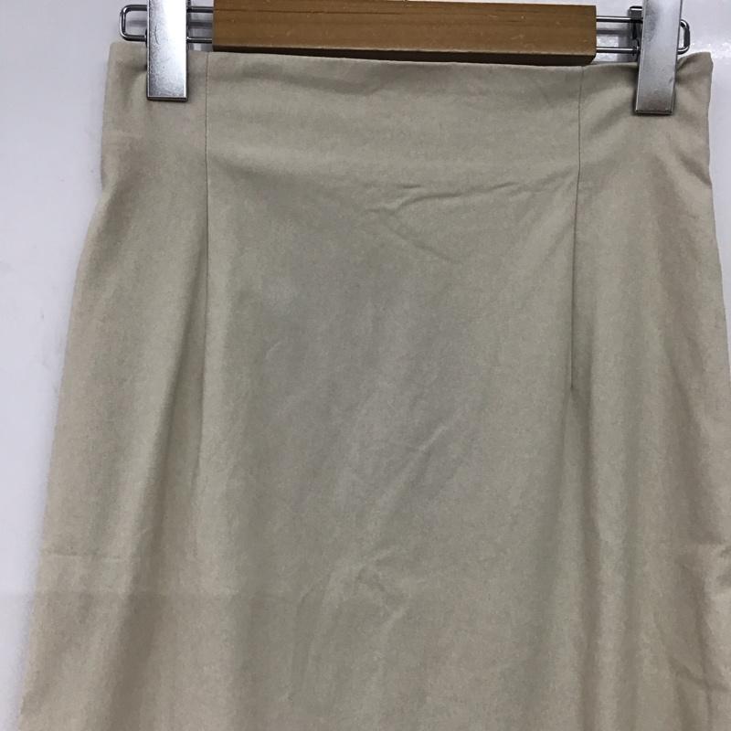 センスオブプレイス SENSEOFPLACE スカート ひざ丈スカート タイトスカート フレアスカート マーメイドスカート M 無地 ベージュ / ベージュ / beige レディース USED 古着 中古 10152327