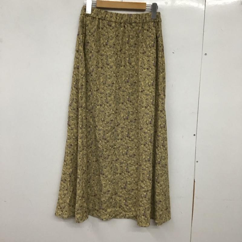 アズールバイマウジー AZUL BY MOUSSY スカート ロングスカート 250dsh31-015b ロングスカート フレアスカート M 総柄 ベージュ / ベージュ / beige レディース USED 古着 中古 10152328