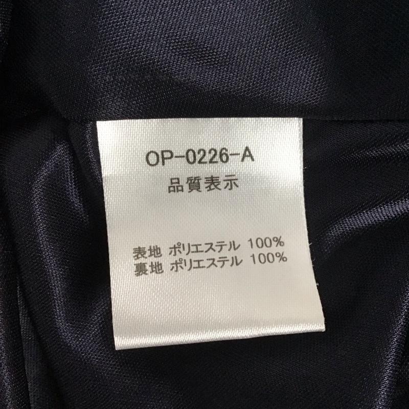 アルシーヴ archives ワンピース ひざ丈スカート ノースリーブワンピース フレアスカート プリント 紺 / ネイビー / navy レディース USED 古着 中古 10152333
