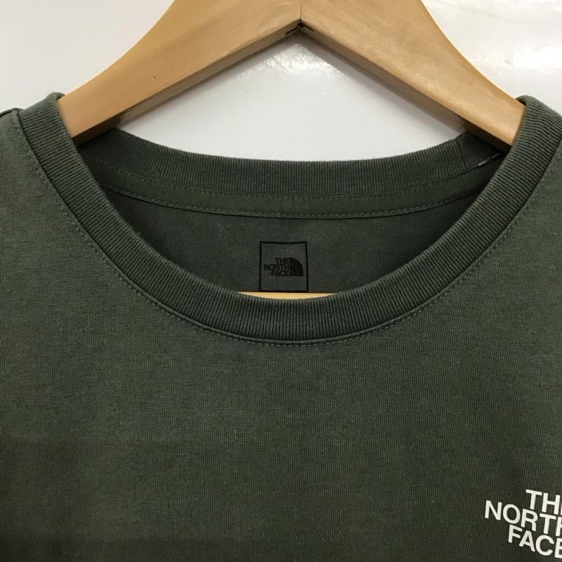 ザノースフェイス THE NORTH FACE ワンピース ひざ丈スカート nt7zq40b ワンピース S ロゴ、文字 カーキ / カーキ / khaki レディース USED 古着 中古 10152334