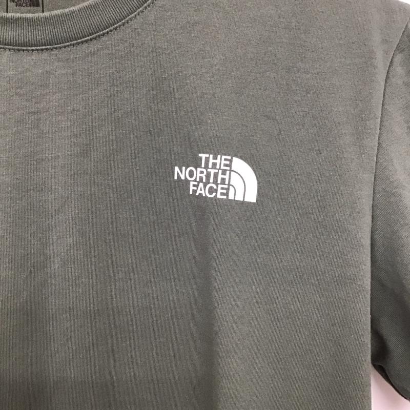 ザノースフェイス THE NORTH FACE ワンピース ひざ丈スカート nt7zq40b ワンピース S ロゴ、文字 カーキ / カーキ / khaki レディース USED 古着 中古 10152334