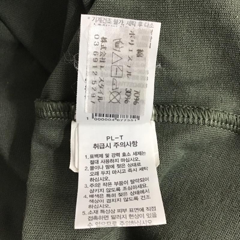 ザノースフェイス THE NORTH FACE ワンピース ひざ丈スカート nt7zq40b ワンピース S ロゴ、文字 カーキ / カーキ / khaki レディース USED 古着 中古 10152334