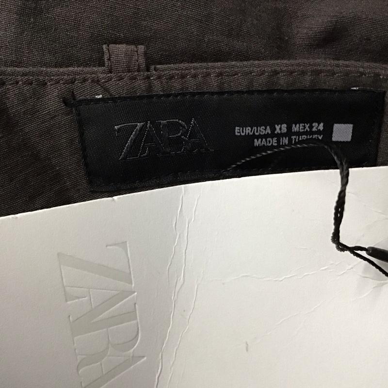 ザラ ZARA スカート ロングスカート ロングスカート フレアスカート カジュアルスカート S 無地 茶 / ブラウン / brown レディース USED 古着 中古 10152338