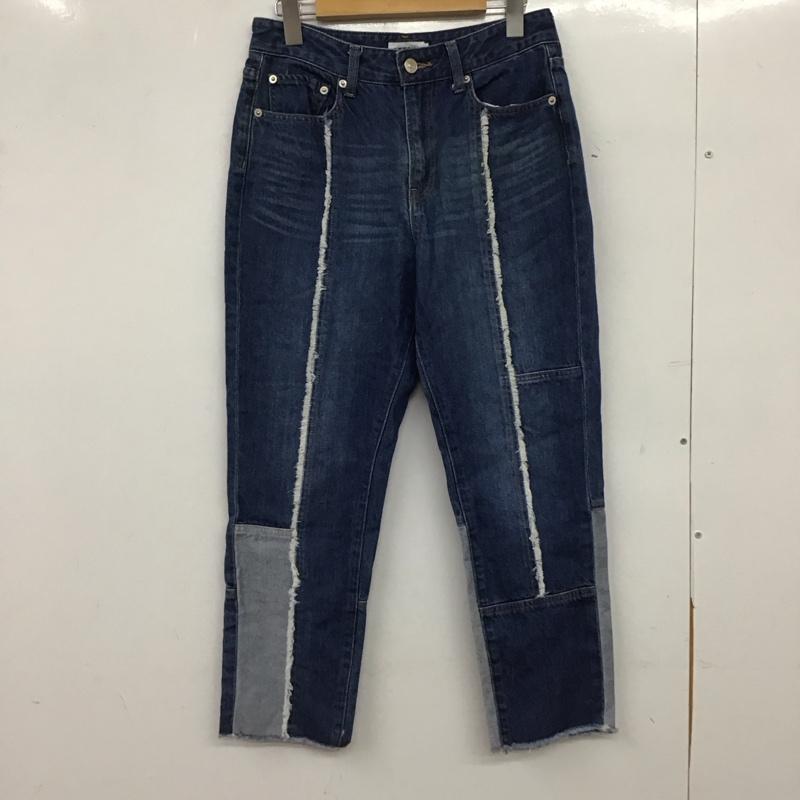レプシィム LEPSIM パンツ デニム、ジーンズ デニムパンツ ワイドパンツ カジュアルパンツ M 無地 インディゴ / インディゴ / Indigo レディース USED 古着 中古 10152344