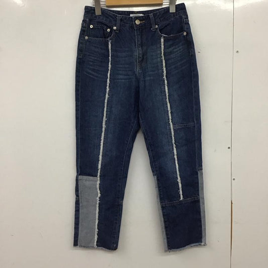 レプシィム LEPSIM パンツ デニム、ジーンズ デニムパンツ ワイドパンツ カジュアルパンツ M 無地 インディゴ / インディゴ / Indigo レディース USED 古着 中古 10152344