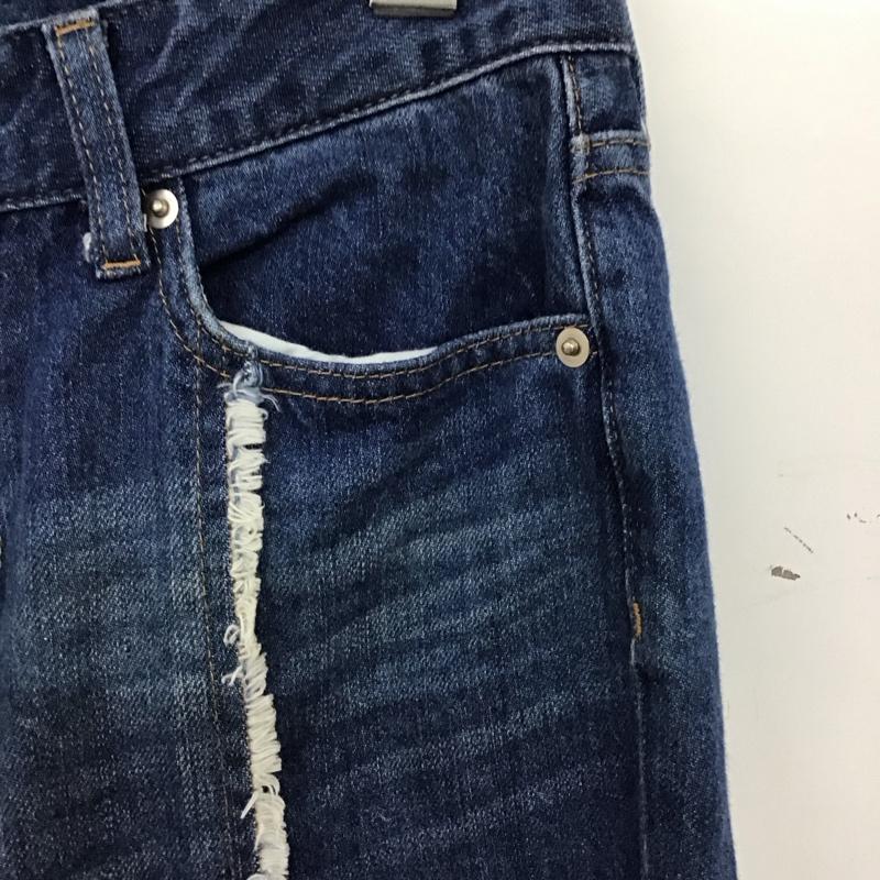 レプシィム LEPSIM パンツ デニム、ジーンズ デニムパンツ ワイドパンツ カジュアルパンツ M 無地 インディゴ / インディゴ / Indigo レディース USED 古着 中古 10152344