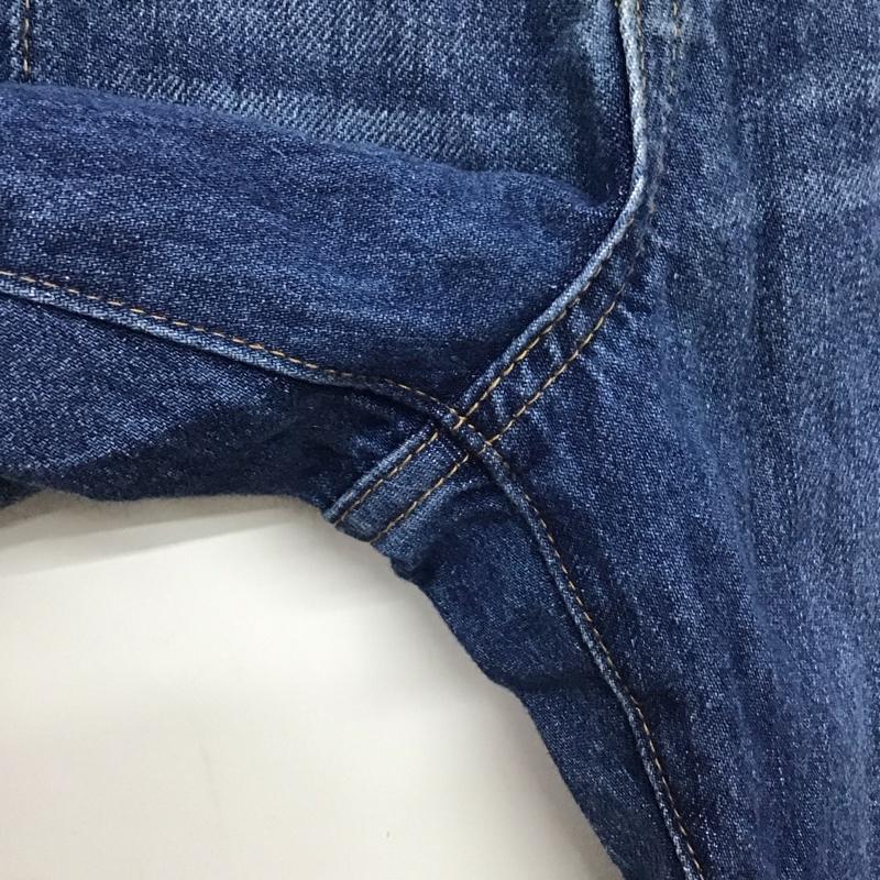レプシィム LEPSIM パンツ デニム、ジーンズ デニムパンツ ワイドパンツ カジュアルパンツ M 無地 インディゴ / インディゴ / Indigo レディース USED 古着 中古 10152344