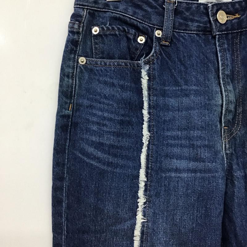 レプシィム LEPSIM パンツ デニム、ジーンズ デニムパンツ ワイドパンツ カジュアルパンツ M 無地 インディゴ / インディゴ / Indigo レディース USED 古着 中古 10152344
