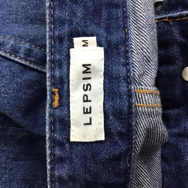 レプシィム LEPSIM パンツ デニム、ジーンズ デニムパンツ ワイドパンツ カジュアルパンツ M 無地 インディゴ / インディゴ / Indigo レディース USED 古着 中古 10152344