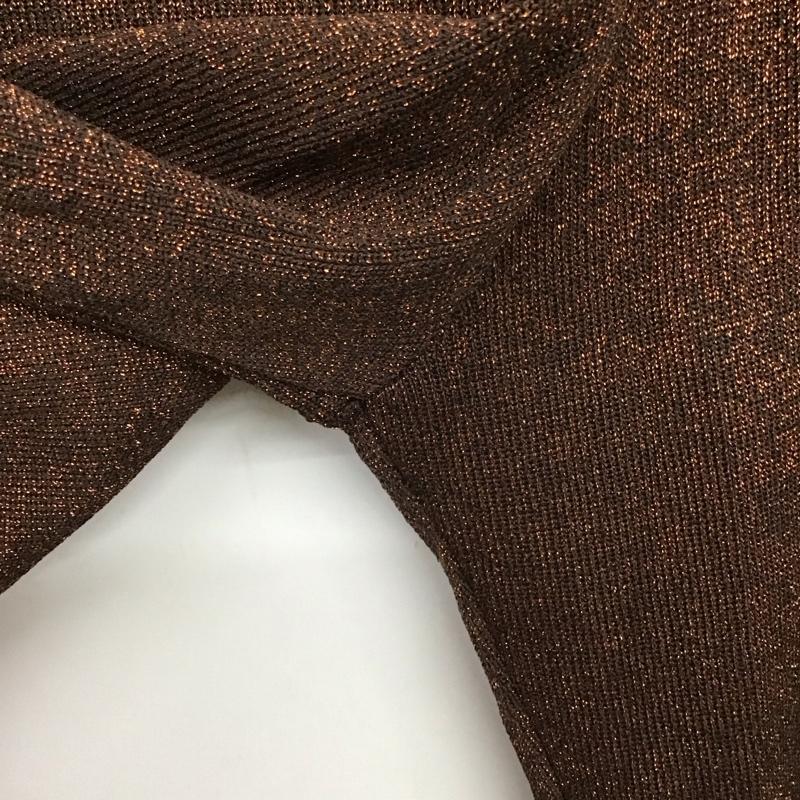 マウジー MOUSSY パンツ ワークパンツ、ペインターパンツ 010ea270-5170 FLAREKNITパンツ 1 無地 茶 / ブラウン / brown レディース USED 古着 中古 10152345