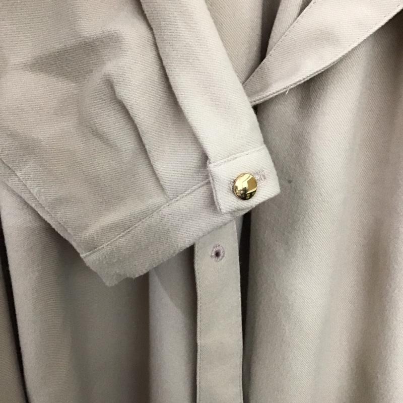 インデックス index ワンピース ロングスカート 長袖ロングワンピース フレアスカート M 無地 ベージュ / ベージュ / beige レディース USED 古着 中古 10152349