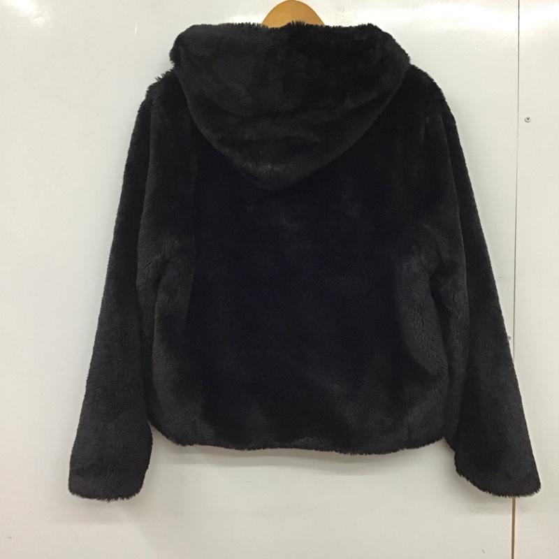 アズールバイマウジー AZUL BY MOUSSY コート コート一般 250cam30-171i エコファーフードショートコート S 無地 黒 / ブラック / black レディース USED 古着 中古 10152350
