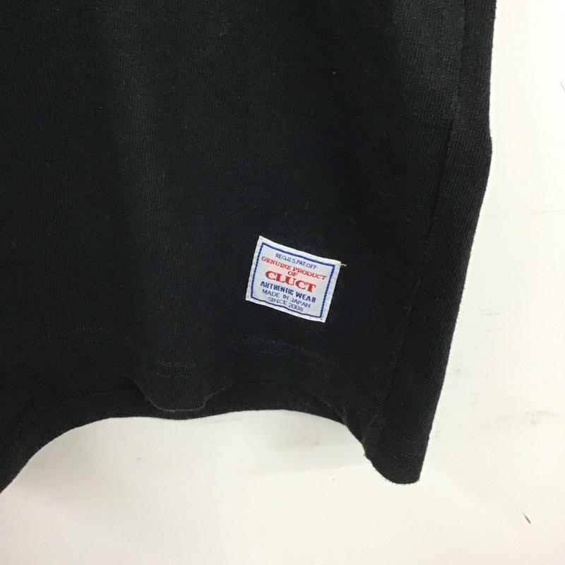 クラクト CLUCT Tシャツ 半袖 半袖カットソー プリントTシャツ クルーネックカットソー L プリント 黒 / ブラック / black メンズ USED 古着 中古 10152353
