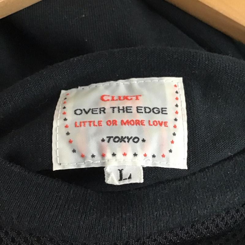 クラクト CLUCT Tシャツ 半袖 半袖カットソー プリントTシャツ クルーネックカットソー L プリント 黒 / ブラック / black メンズ USED 古着 中古 10152353