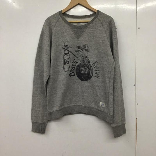 ルードギャラリー RUDE GALLERY トレーナー 長袖 長袖トレーナー スウェット クルーネック プルオーバー S プリント 灰 / グレー / gray メンズ USED 古着 中古 10152354