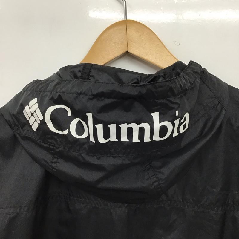 コロンビア Columbia ジャケット、上着 ジャンパー、ブルゾン 119 ke2005 ナイロンジャケット プルオーバー L ロゴ、文字 黒 / ブラック / black メンズ USED 古着 中古 10152357