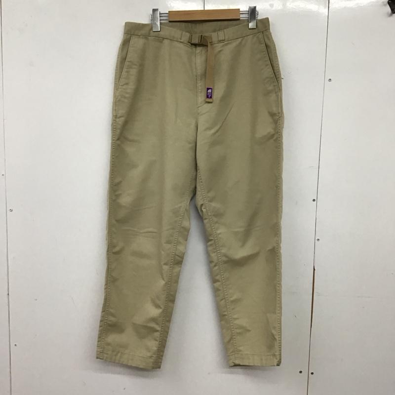 ザノースフェイス THE NORTH FACE パンツ チノパン nt5052n StretchTwillWideTaperedPants ワイドパンツ 32インチ ロゴ、文字 ベージュ / ベージュ / beige メンズ USED 古着 中古 10152360