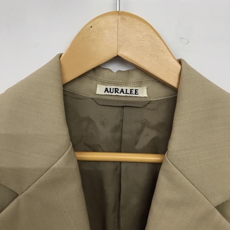 オーラリー AURALEE ジャケット、上着 ジャケット、ブレザー a22aj01tw テーラードジャケット カジュアルジャケット 3 無地 ベージュ / ベージュ / beige メンズ USED 古着 中古 10152365