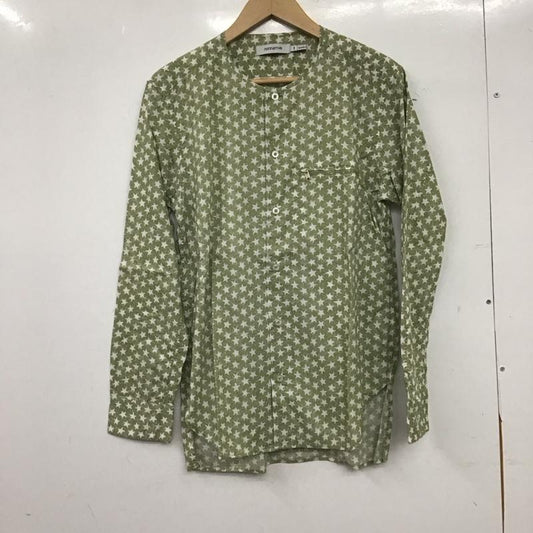 ノンネイティブ nonnative シャツ、ブラウス 長袖 長袖シャツ 総柄プリントシャツ フロントボタン 1 プリント カーキ / カーキ / khaki メンズ USED 古着 中古 10152368