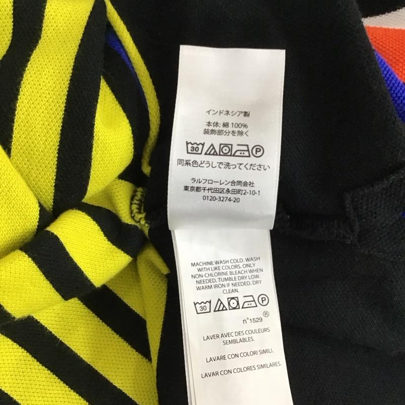 ポロラルフローレン POLO RALPH LAUREN ポロシャツ 半袖 半袖ポロシャツ カラーシャツ 半袖カットソー L ロゴ、文字 マルチカラー / マルチカラー / multicolor メンズ USED 古着 中古 10152372