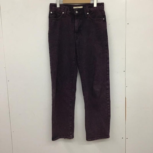リーバイストラウスアンドコー Levi Strauss & co. パンツ デニム、ジーンズ デニムパンツ スリムパンツ カジュアルパンツ ストレッチパンツ 27インチ 無地 紫 / パープル / purple メンズ USED 古着 中古 10152380