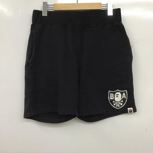 アベイシングエイプ A BATHING APE パンツ ショートパンツ ショートパンツ ハーフパンツ カジュアルパンツ S ロゴ、文字 黒 / ブラック / black メンズ USED 古着 中古 10152382