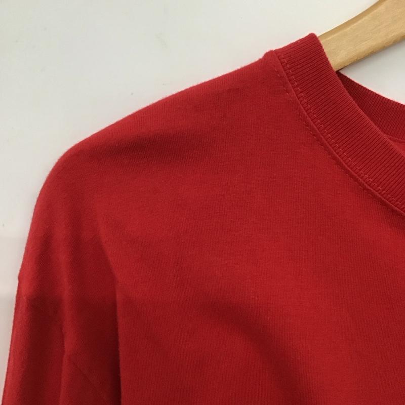 エフアールツー FR2 カットソー 長袖 長袖カットソー プリントカットソー クルーネック L ロゴ、文字 赤 / レッド / red メンズ USED 古着 中古 10152384