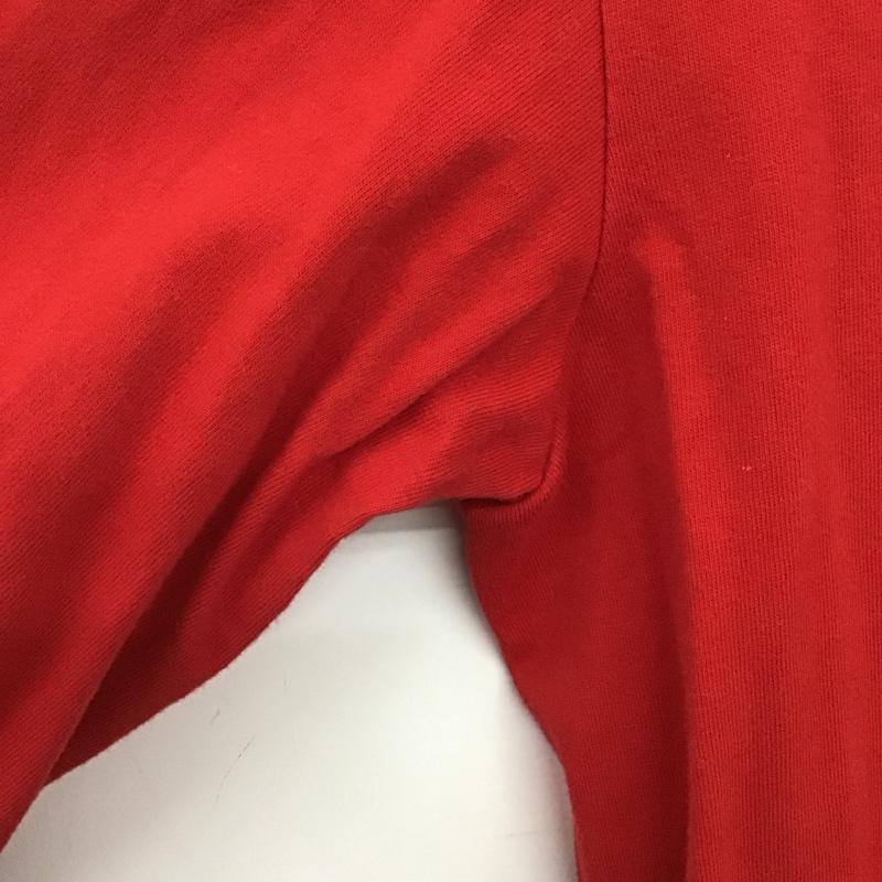 エフアールツー FR2 カットソー 長袖 長袖カットソー プリントカットソー クルーネック L ロゴ、文字 赤 / レッド / red メンズ USED 古着 中古 10152384