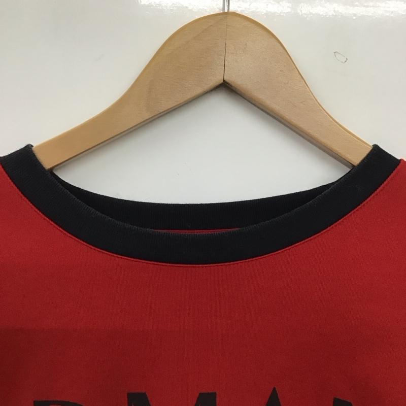 アルマーニエクスチェンジ ARMANI EXCHANGE トレーナー 長袖 長袖トレーナー スウェット クルーネック プルオーバー XL ロゴ、文字 赤 / レッド / red メンズ USED 古着 中古 10152388