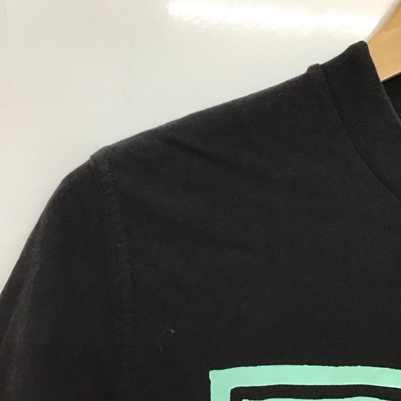アディダス adidas Tシャツ 半袖 半袖カットソー プリントTシャツ クルーネックカットソー S プリント 黒 / ブラック / black メンズ USED 古着 中古 10152390