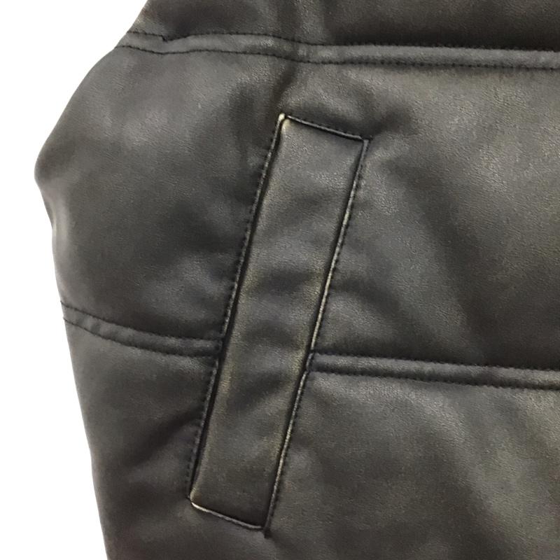ザラ ZARA ベスト ベスト ジップアップベスト ダウンベスト ノースリーブ S 無地 ダークグレー / ダークグレー / レディース USED 古着 中古 10152396