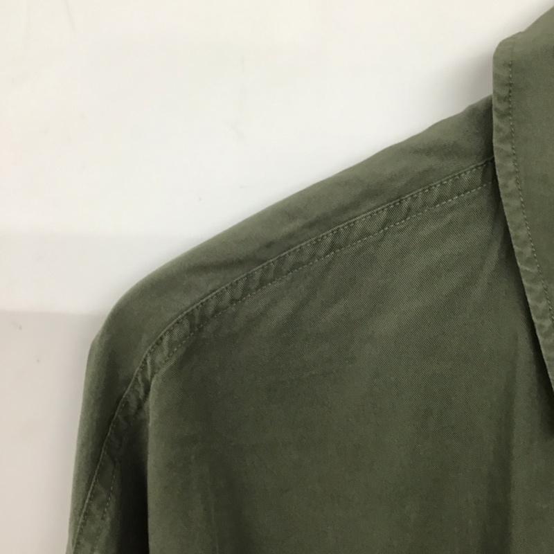 マウジー MOUSSY シャツ、ブラウス 長袖 0108sb30-1960 長袖シャツ 無地シャツ FREE 無地 カーキ / カーキ / khaki レディース USED 古着 中古 10152397