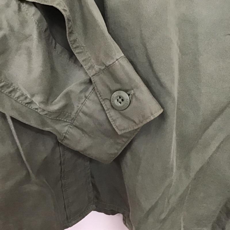 マウジー MOUSSY シャツ、ブラウス 長袖 0108sb30-1960 長袖シャツ 無地シャツ FREE 無地 カーキ / カーキ / khaki レディース USED 古着 中古 10152397