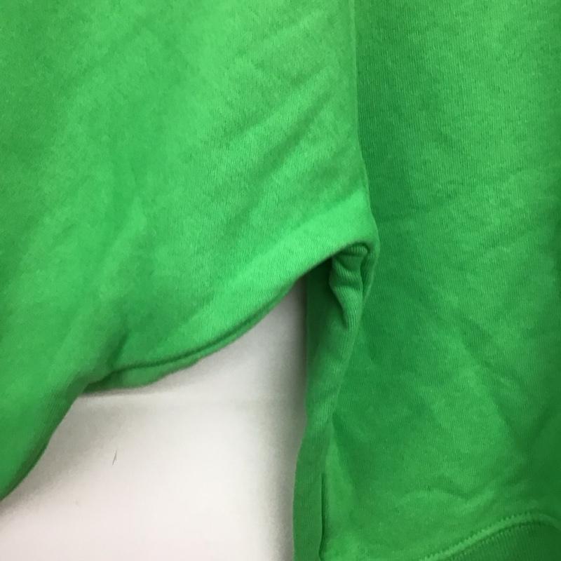 ザラ ZARA トレーナー 長袖 長袖トレーナー スウェット クルーネック プルオーバー L 無地 緑 / グリーン / green レディース USED 古着 中古 10152401