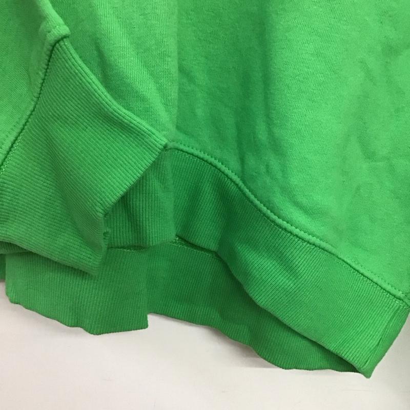 ザラ ZARA トレーナー 長袖 長袖トレーナー スウェット クルーネック プルオーバー L 無地 緑 / グリーン / green レディース USED 古着 中古 10152401