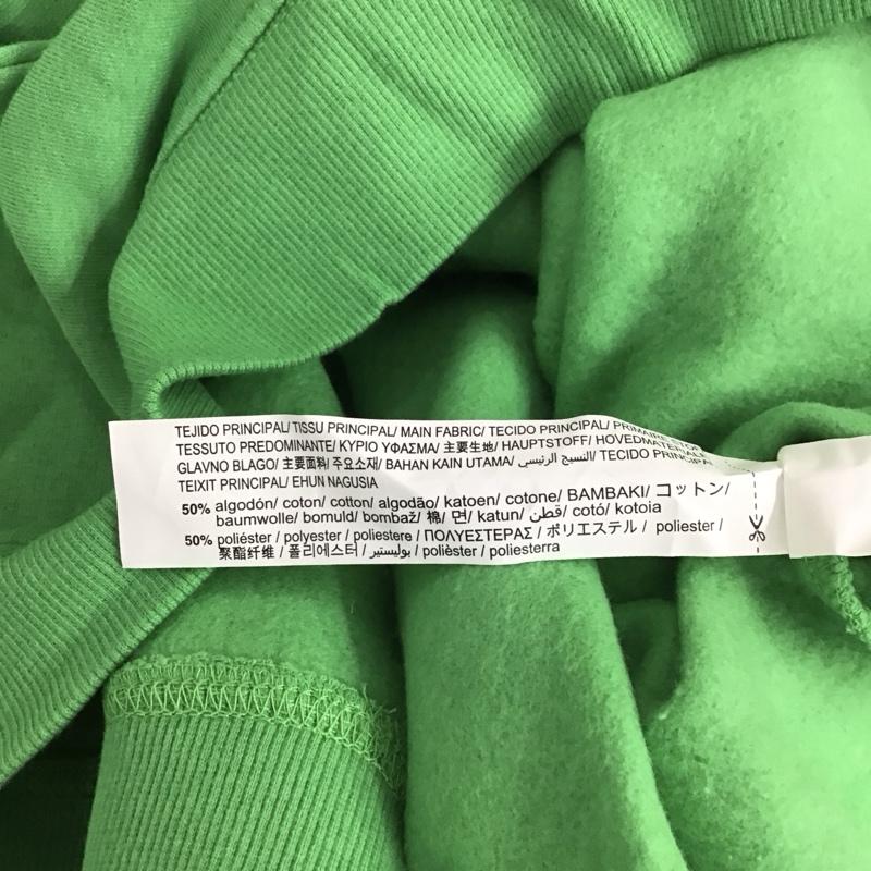 ザラ ZARA トレーナー 長袖 長袖トレーナー スウェット クルーネック プルオーバー L 無地 緑 / グリーン / green レディース USED 古着 中古 10152401