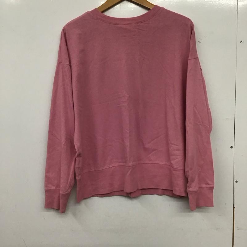 サマンサモスモス Samansa Mos2 カーディガン 長袖 長袖カーディガン 前ボタン FREE ロゴ、文字 桃 / ピンク / pink レディース USED 古着 中古 10152402