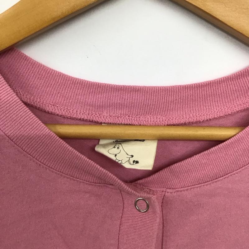 サマンサモスモス Samansa Mos2 カーディガン 長袖 長袖カーディガン 前ボタン FREE ロゴ、文字 桃 / ピンク / pink レディース USED 古着 中古 10152402