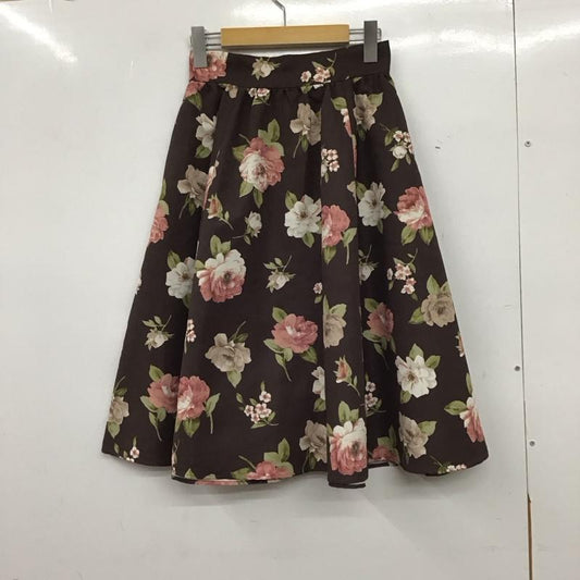 ジルスチュアート JILLSTUART スカート ひざ丈スカート フレアスカート カジュアルスカート S プリント マルチカラー / マルチカラー / multicolor レディース USED 古着 中古 10152408