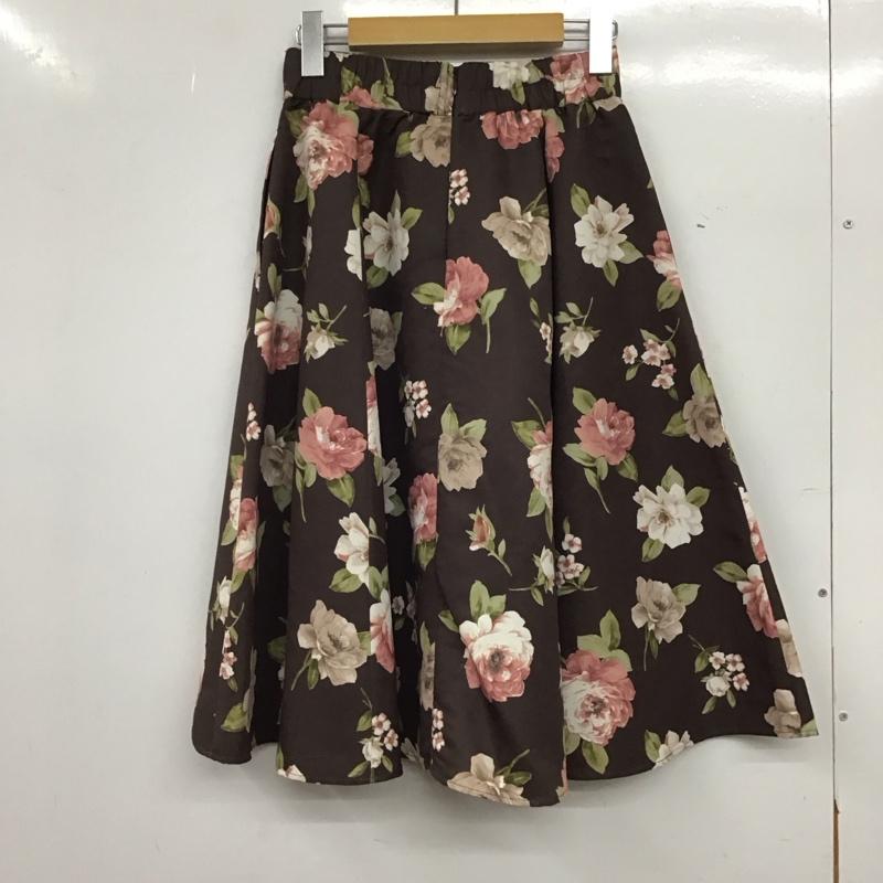 ジルスチュアート JILLSTUART スカート ひざ丈スカート フレアスカート カジュアルスカート S プリント マルチカラー / マルチカラー / multicolor レディース USED 古着 中古 10152408