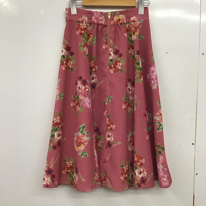 ジルスチュアート JILLSTUART スカート ひざ丈スカート フレアスカート カジュアルスカート S プリント マルチカラー / マルチカラー / multicolor レディース USED 古着 中古 10152410