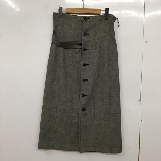 コムデギャルソン COMME des GARCONS スカート ひざ丈スカート タイトスカート ロングスカート M 総柄 白 / ホワイト / white X 黒 / ブラック / black レディース USED 古着 中古 10152411