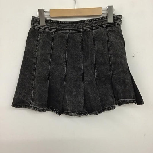 ザラ ZARA スカート ミニスカート ミニスカート フレアスカート デニムスカート S 無地 ダークグレー / ダークグレー / レディース USED 古着 中古 10152412