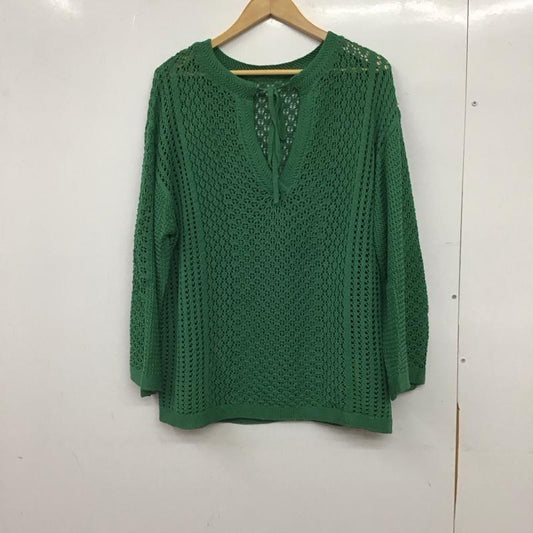 ローリーズファーム LOWRYS FARM カットソー 長袖 長袖カットソー 長袖ニット FREE 無地 緑 / グリーン / green レディース USED 古着 中古 10152414
