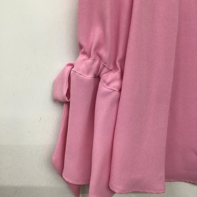 ザラベーシック ZARA BASIC カットソー 長袖 長袖カットソー 無地カットソー フレア袖 S 無地 桃 / ピンク / pink レディース USED 古着 中古 10152415