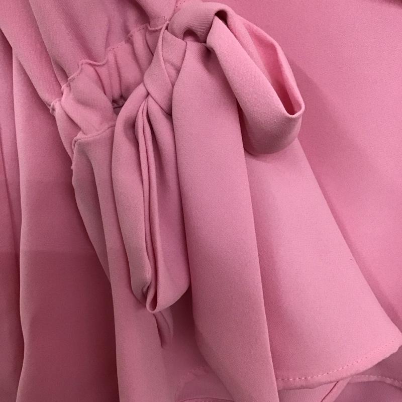 ザラベーシック ZARA BASIC カットソー 長袖 長袖カットソー 無地カットソー フレア袖 S 無地 桃 / ピンク / pink レディース USED 古着 中古 10152415